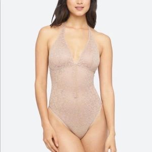 Cooper Halter V Neck Thing Bodysuit